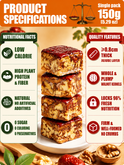🍿Premium Jujube Walnut Snack Bars