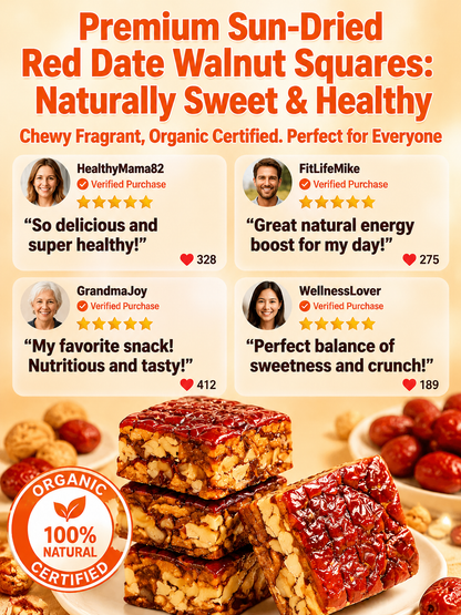 🍿Premium Jujube Walnut Snack Bars